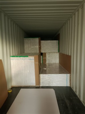 Kontejner PVC pjenaste ploče za kupca iz Tajlanda uspješn...